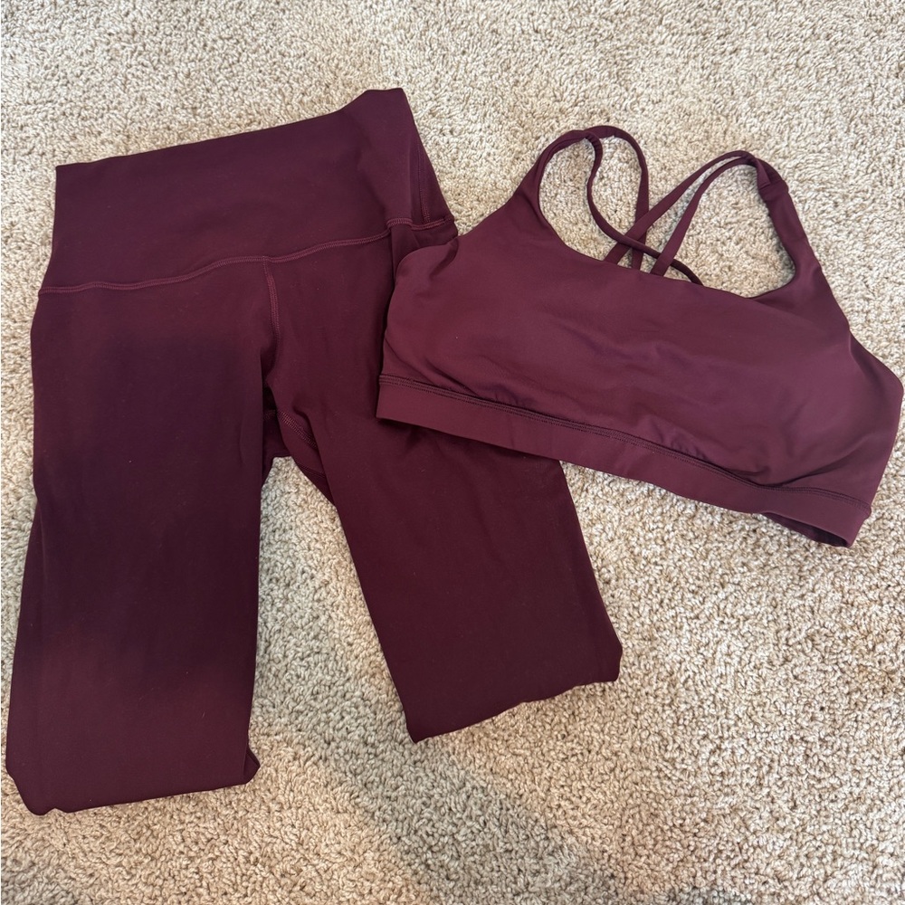 Lululemon Garnet Set